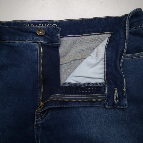 Parasuco Ladies Size 14 Medium Wash Straight Legs Denim Shorts - Picture 9 of 13